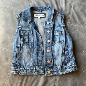Express denim vest